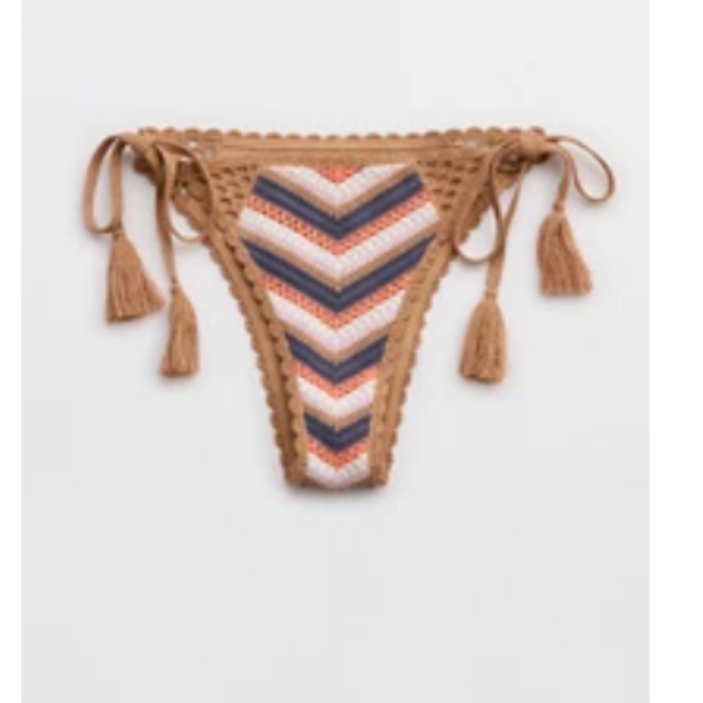 NWT Aerie Crochet Cheekiest Bikini Bottom
